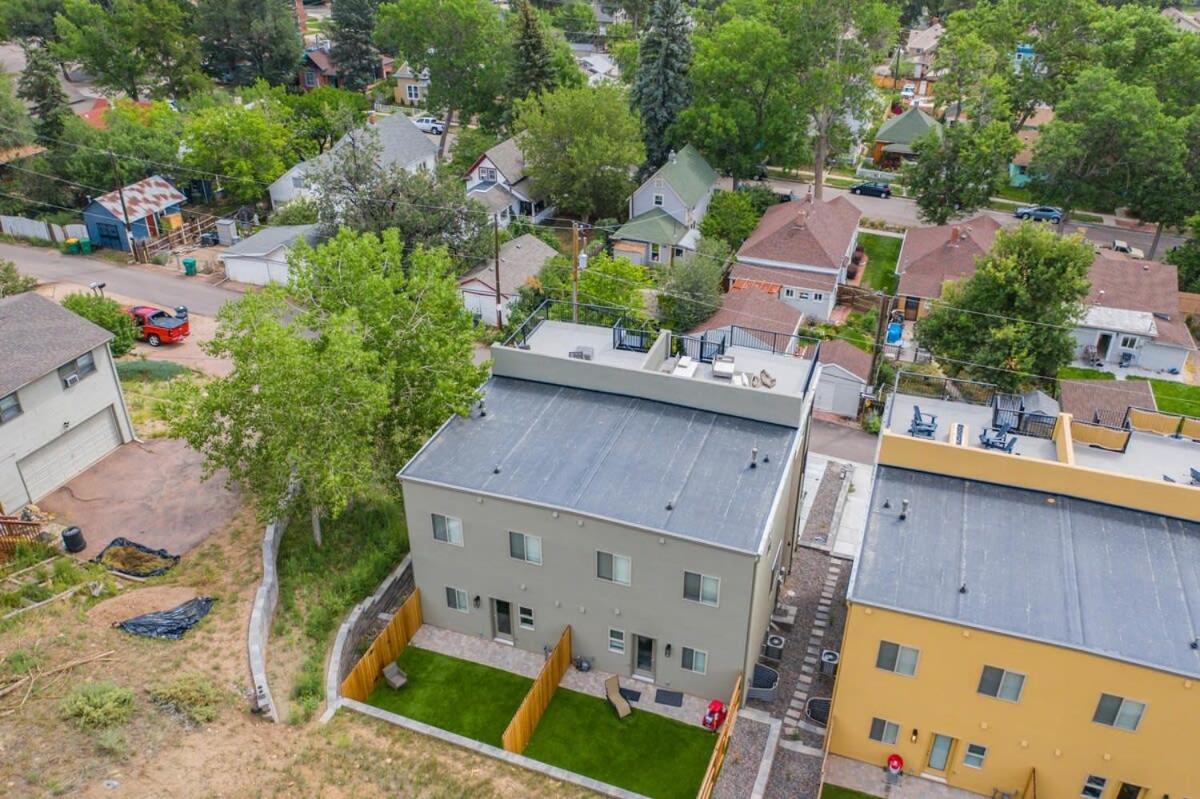 4Bd Home W Rooftop Patio Fire Pit & Mountain Views Colorado Springs Bagian luar foto